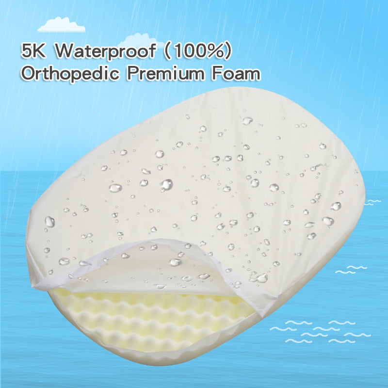 Waterproof and Comfortable Orthopedic Massage Kennel Mat"